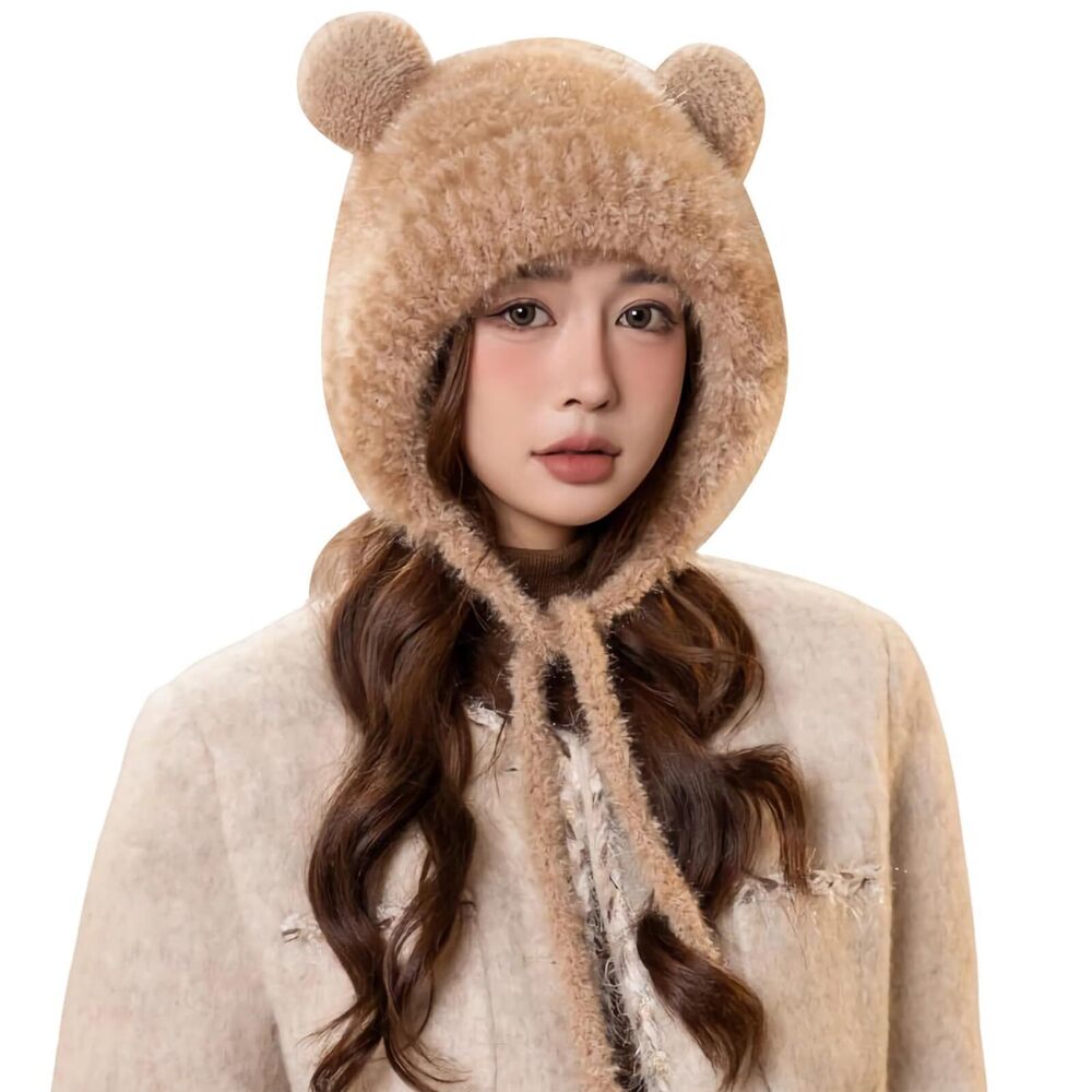 6227 Winter Sherpa Beanie, Knit Ear Flap Hat, Fleece Lined Peruvian Snow